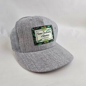 Kauai Backcountry Adventures Survivor Hat Mens Grey Trucker Mesh Back Souvenir
